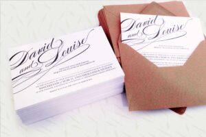 Customised Wedding Invitations